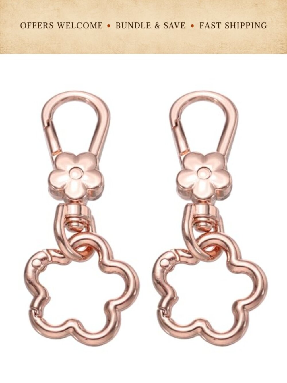 Alloy Swivel Lobster Claw Clasp Keychain Clip for DIY Crafts Lanyards Purses